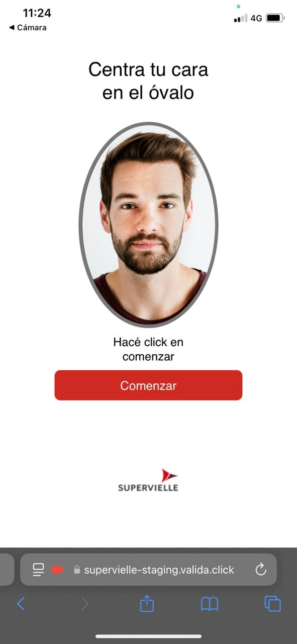 Onboarding seguro en Banco Supervielle con autenticación biométrica de Valida